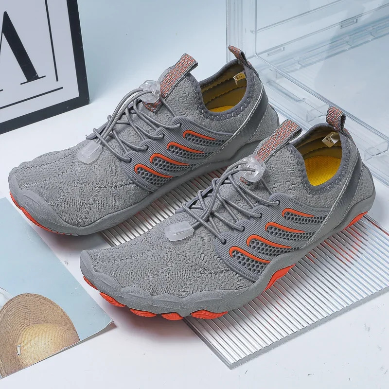 Five-Finger Mens and Womens Quick-Drying River Tracing Sneaker Breathable Swimming Beach Shoes Multi-Functional Yoga Barefoot 250605