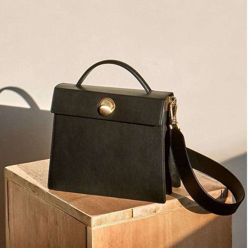 OLOEY Fashion Women Vnitage Briefcases Shoulder Bags Elegant OL Business Retro Press Lock HandBags