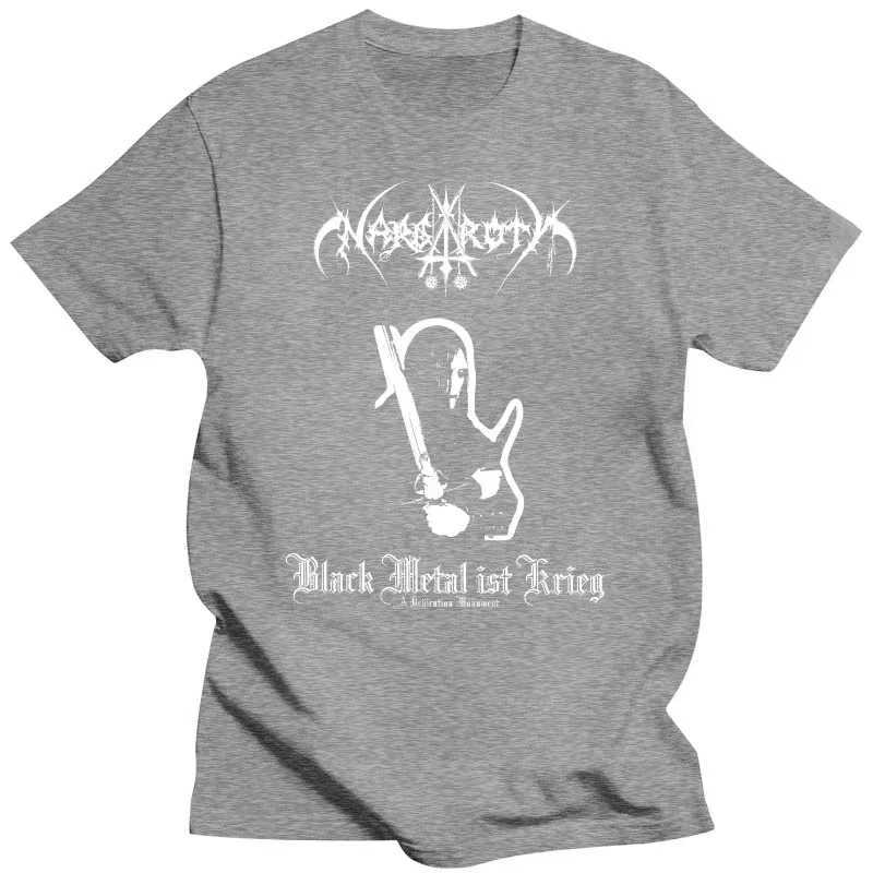 men clothing Nargaroth Band Black Metal Ist Krieg 200 Album Cover T Shirt 2024 summer tops graphic t shirts oversized harajuku W250607