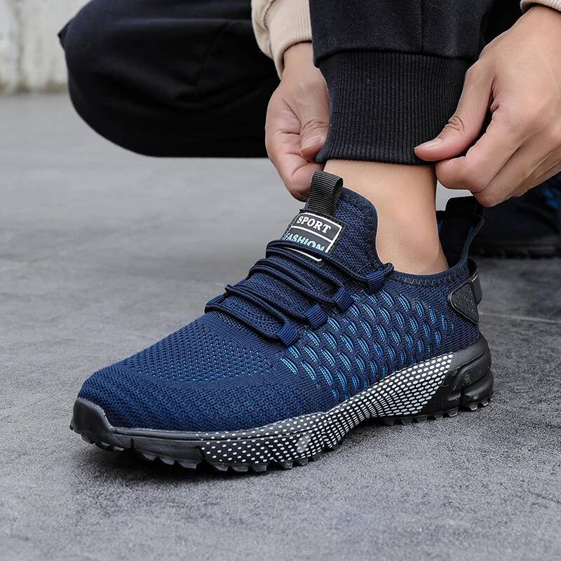 Ddmyoutdoor Summer Men New Running Lightweight Platform Sneakers Trend Thick Soled Breathable Anti Slip Casual Jogging Shoes Hot Selling Outdoor Shoes