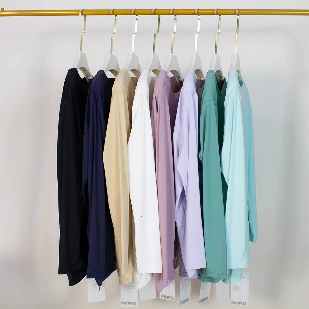 Sunscreen yoga suit for Modal women, light thin ice silk, loose and elastic, fast drying round neck, T sports, fiess, span