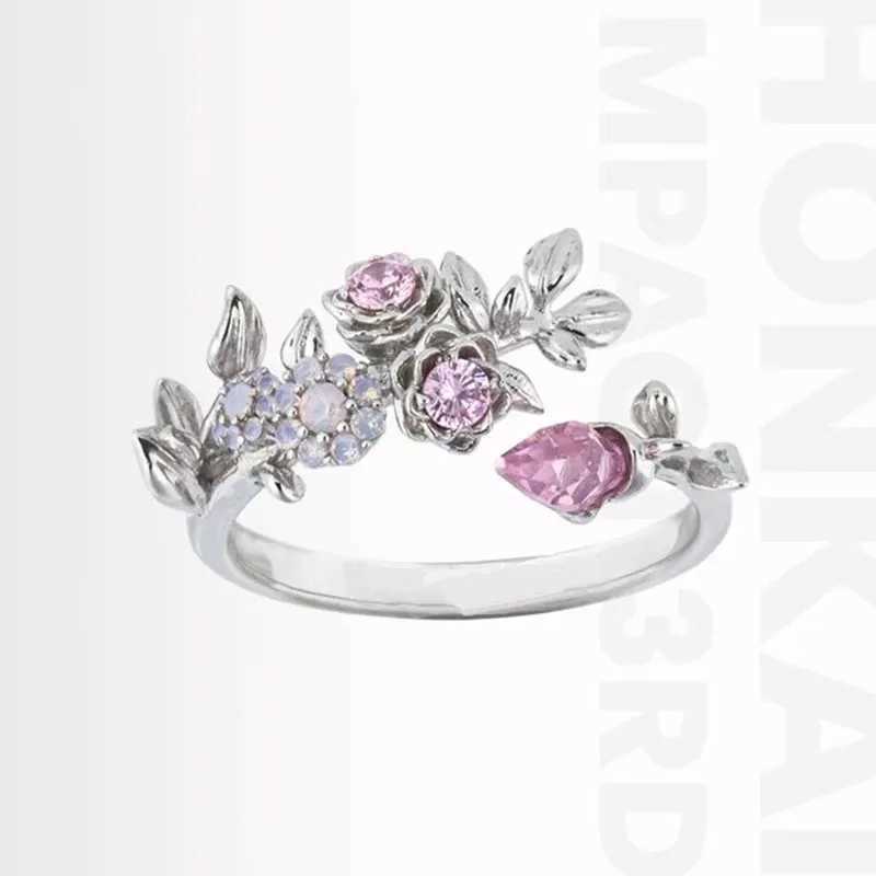 Game Honkai Impact 3 Elysia Cosplay Ring Alloy Opening Adjustable Women Jewelry Accessories Prop W250606