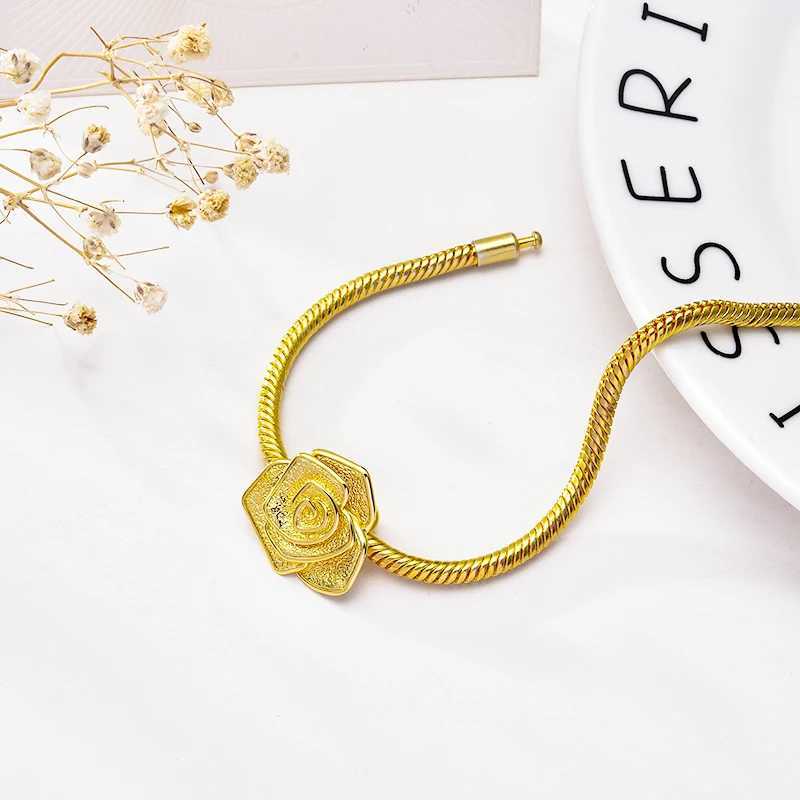 Gold Plated Cupid Heart Clear Hot Air Balloon Dangle Round Clip Charm Bead Fit Original Europeans Silver 925 Bracelet Jewelry XJ250607