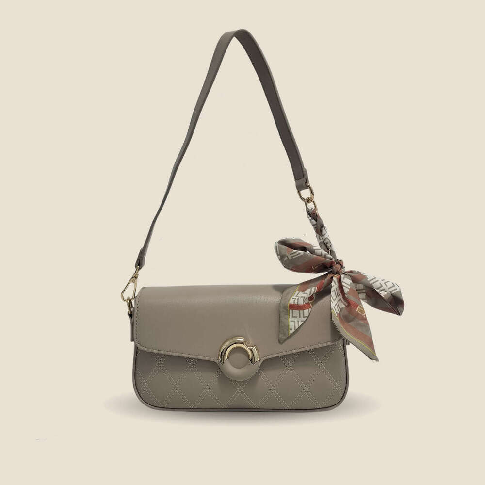 Women New Niche Design Scarf Small Square Commuter Versatile Shoulder Crossbody Bag