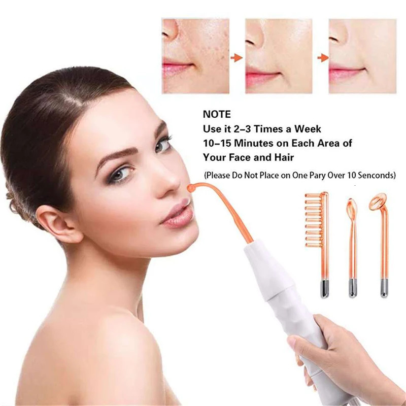 Electrode Tube Beauty Machine Ozone High Frequency Wand For Hair Eye Massage High Frequency Wand Care Tool 250603
