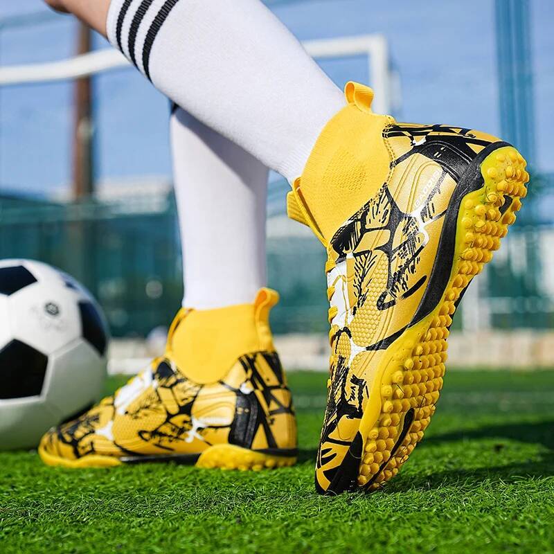 Ddmyoutdoor Professional Men S Soccer Football Shoes Breathable Anti Slip Sneaker Training High Quality Comfortable Lace Up Man Sneakers Outdoor Shoes