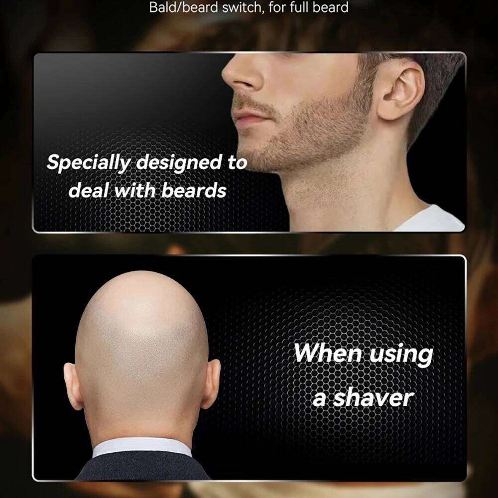 Kemei Electric Triple Blades Razor Rechargeable Barber Foil Shavers Professional Cordless Bald Head Shaving Hine Men 8500Rpm