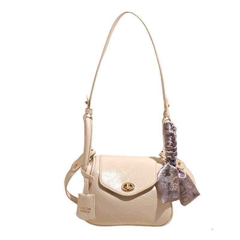 Niche Design High-End Underarm for Women 2025 New Summer Fashion Lychee Texture Versatile Commuter Shoulder Crossbody Bag