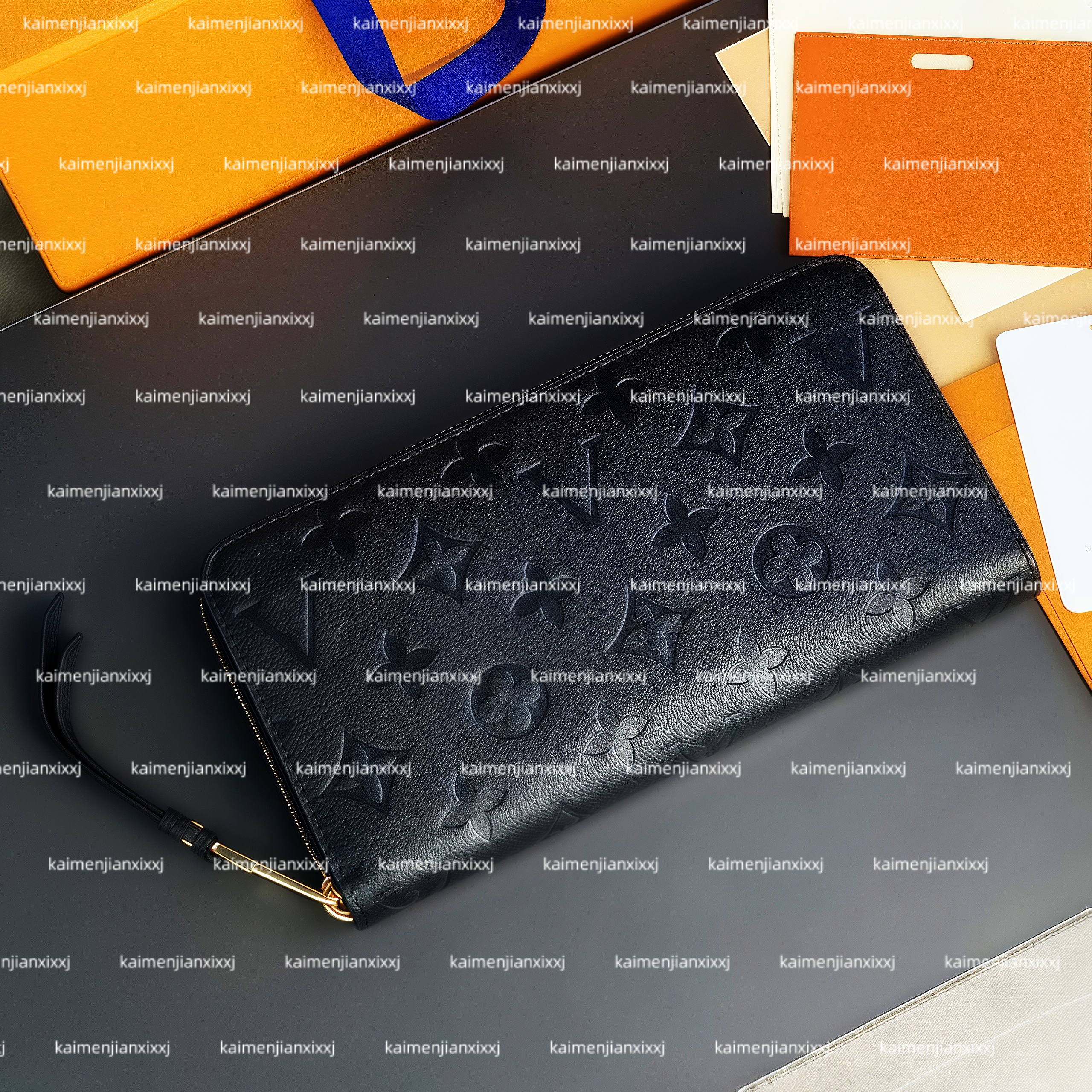 Top Quality Designers wallet zippy mens wallet Luxury key pouch Designer Wallets Evening Bags Coin Purse Embossed Zipper Clutch Wallets purses With Box Card Dust Bag