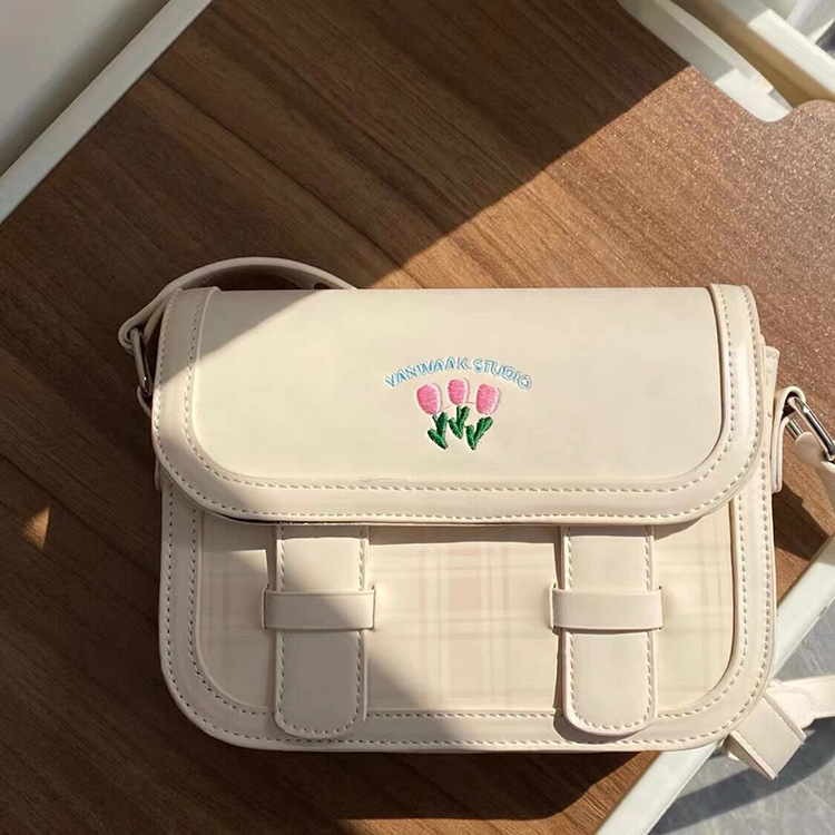 designer Girls' Academy Style Cute Cambridge Bag Tofu Bag Student Casual Versatile High-end Crossbody Bag Shoulder Underarm Bag