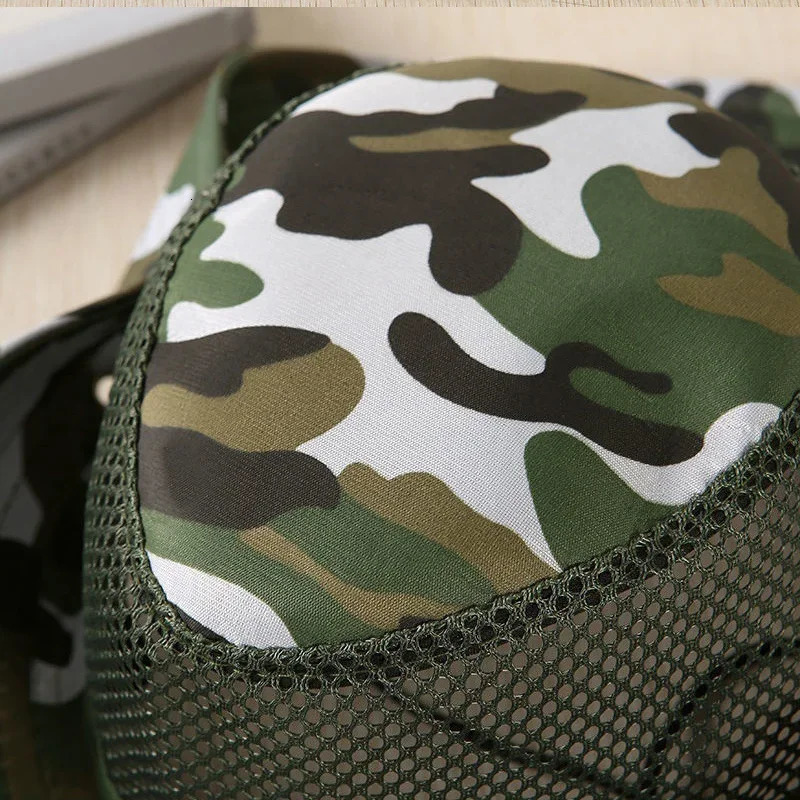 Multiple Styles Outdoor Beach Sun Shade Breathable Bucket Hat Male Summer Fishing Caps Trekking Collapsible Mesh Fisherman Cap 250605