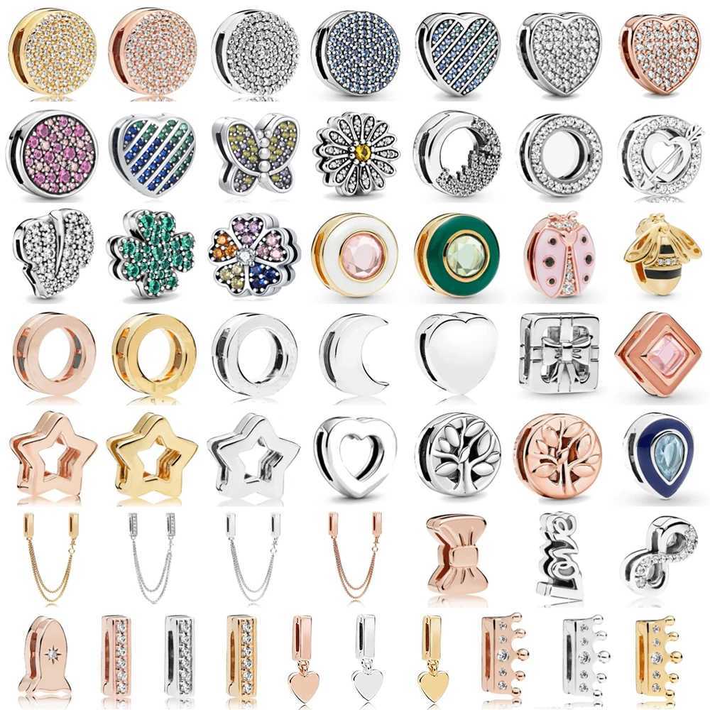 925 Sterling Silver Plated Reflection Sunflower Diy Bead Fit Original Bracelet Women Charms Jewelry Accories NecklaceXJ250607