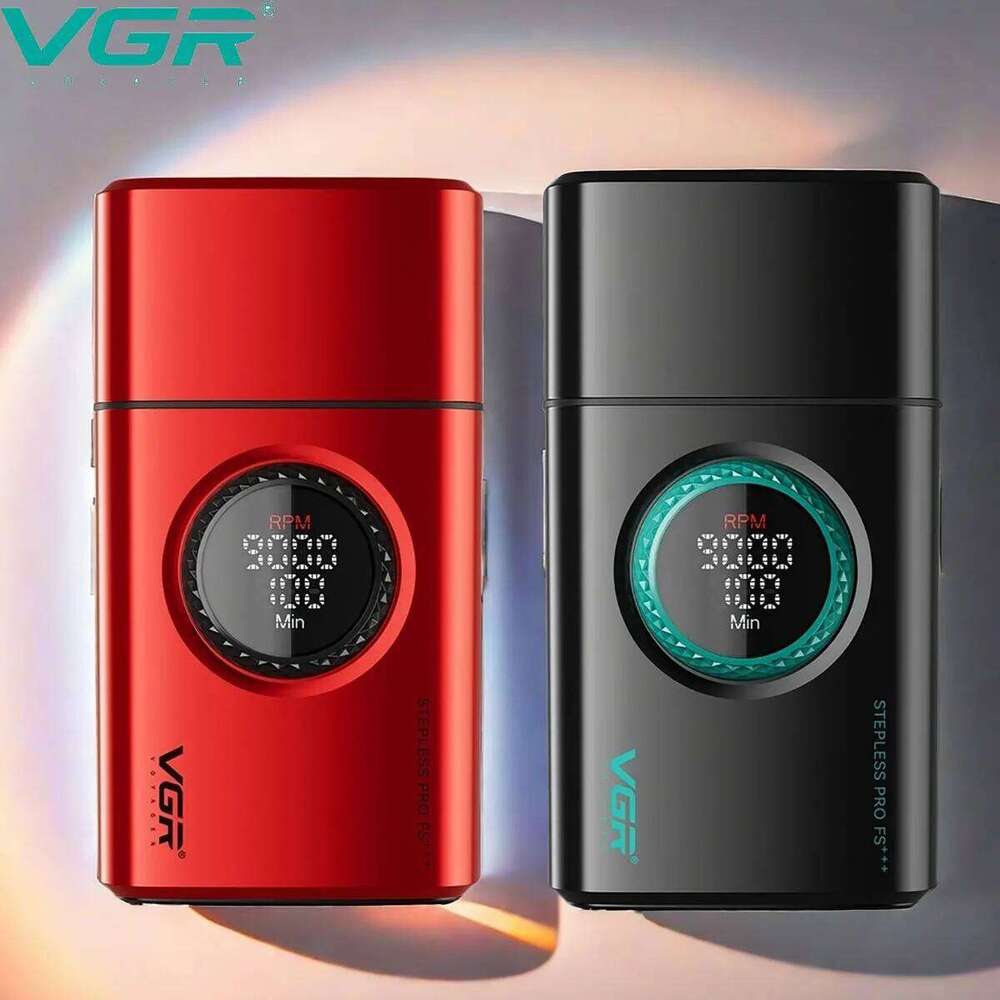 VGR Electric Professional Razors Reciprocating Foil Shaver Rechargeable Beard Trimmer Metal Shaving Hine For Men V-378