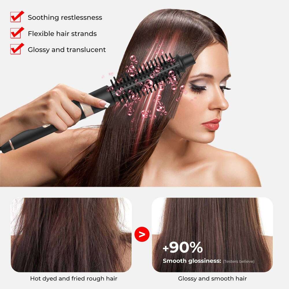 5 In 1 High-Speed Hot Air Styler - Professional Frizz-Free Blow Dryer Brush, Fast Drying, Curl, Volumize