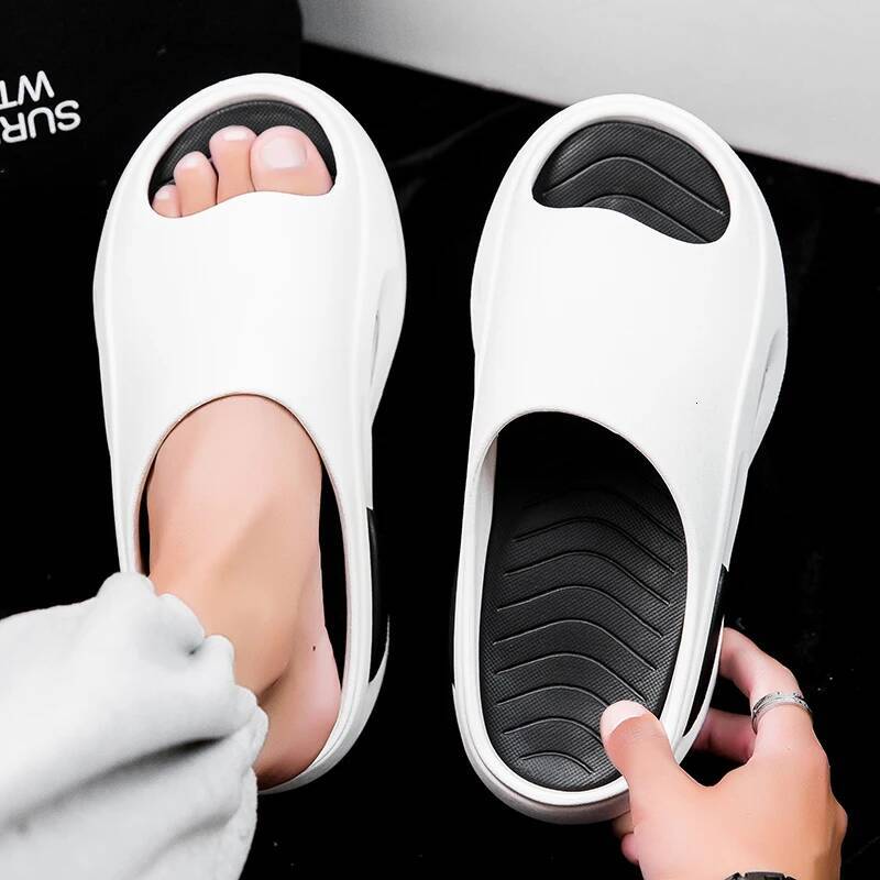 Ddmyoutdoor Man New Soft Bottom Sports Summer Casual Home Open Toed Shoes Color Blocked Outdoor Fashion Beach Non Slip Slippers outdoor shoes