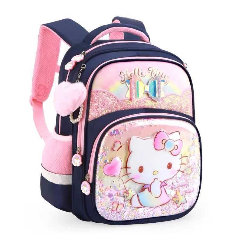 Sanrioed Cinnamoroll Kuromi My Melody Hello Kitty Anime Backpack Cute Schoolbags Cartoon Shoulder Bag Birthday Gift for Friend w250624