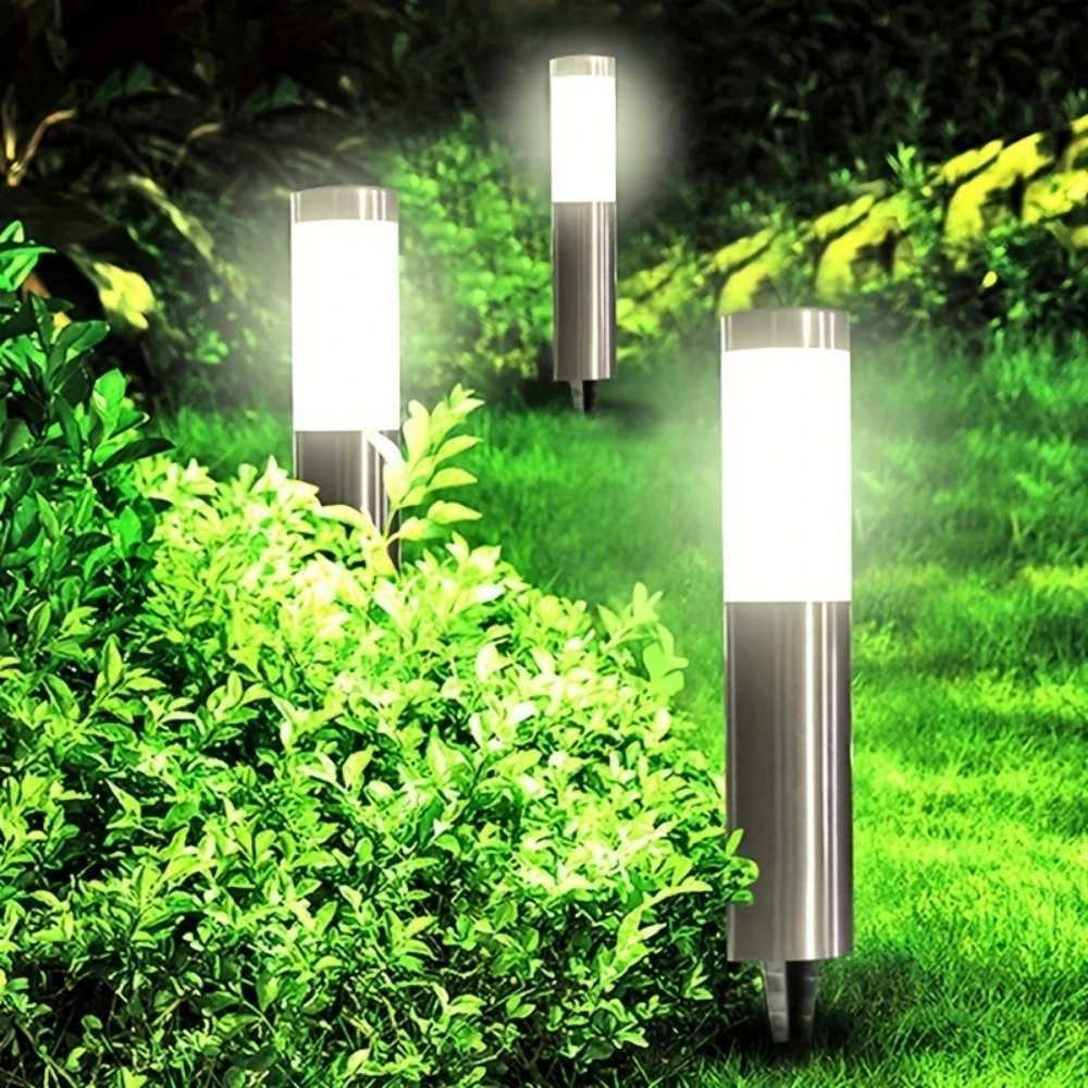 Solar Lights Outdoor Garden Solar Powered Waterproof Motion Sensor Pathway Light Landscape Path Yard Backyard Lawn Lamp XJ250606