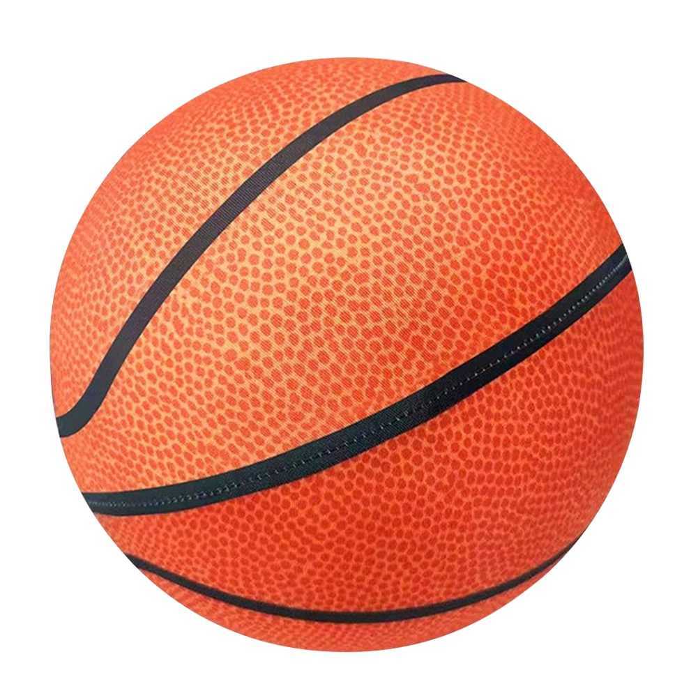 18/21/24cm Silent Basketball High-Resilience Air Bounce Basketball Size 3/5/7 No Noise Basketball Indoor Sports XJ250606