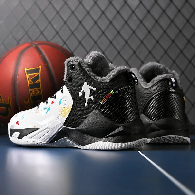 Ddmyoutdoor Ddmyoutdoor Winter Men Warm Basketball Women Comfortable Sports Plush Running Tenis Couple Shoes Walking Sneakers Outdoor Outdoor Shoes