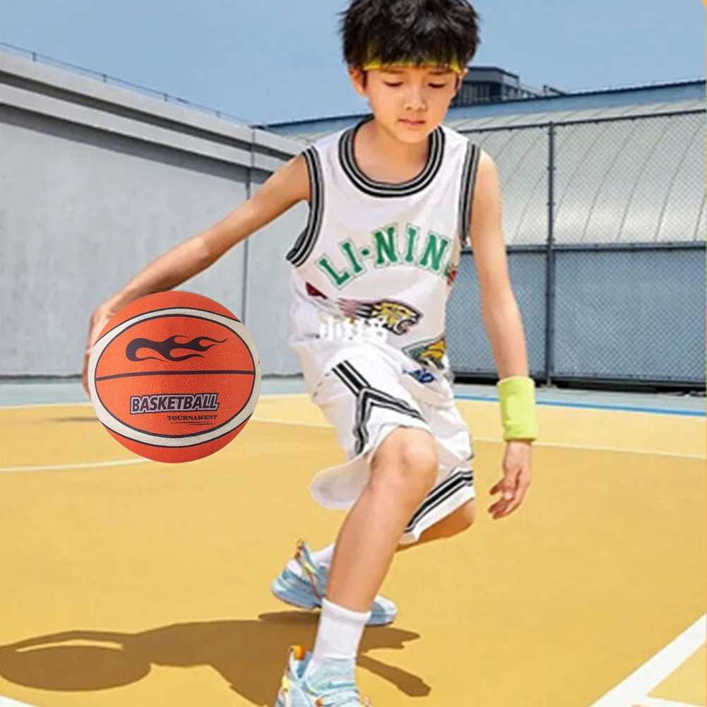 18/21/24cm Silent Basketball High-Resilience Quiet Basketball Size 3/5/7 Training Foam Ball for Various Indoor Activities XJ250606