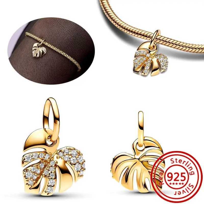 New Golden Heart Angel Feather Mom Family 925 Sterling Silver Lucky Beads Fit Original Pendant Charm Bracelet Women Jewelry XJ250607