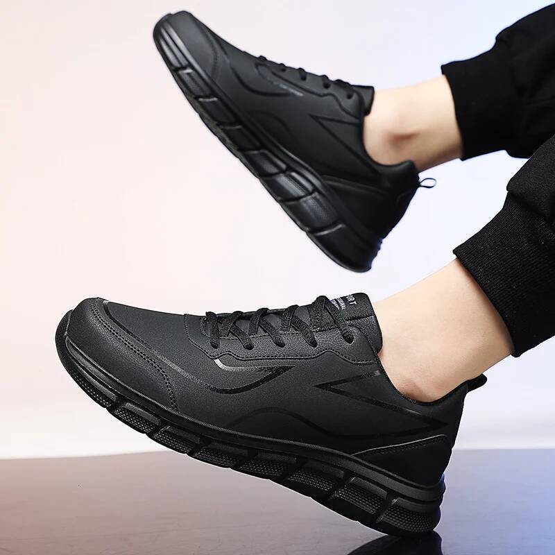 Ddmyoutdoor MAEDEF Black Running Waterproof Athletic Sneakers Wear Resistant Man Walking Sport Comfortable Men Shoes Outdoor Shoes