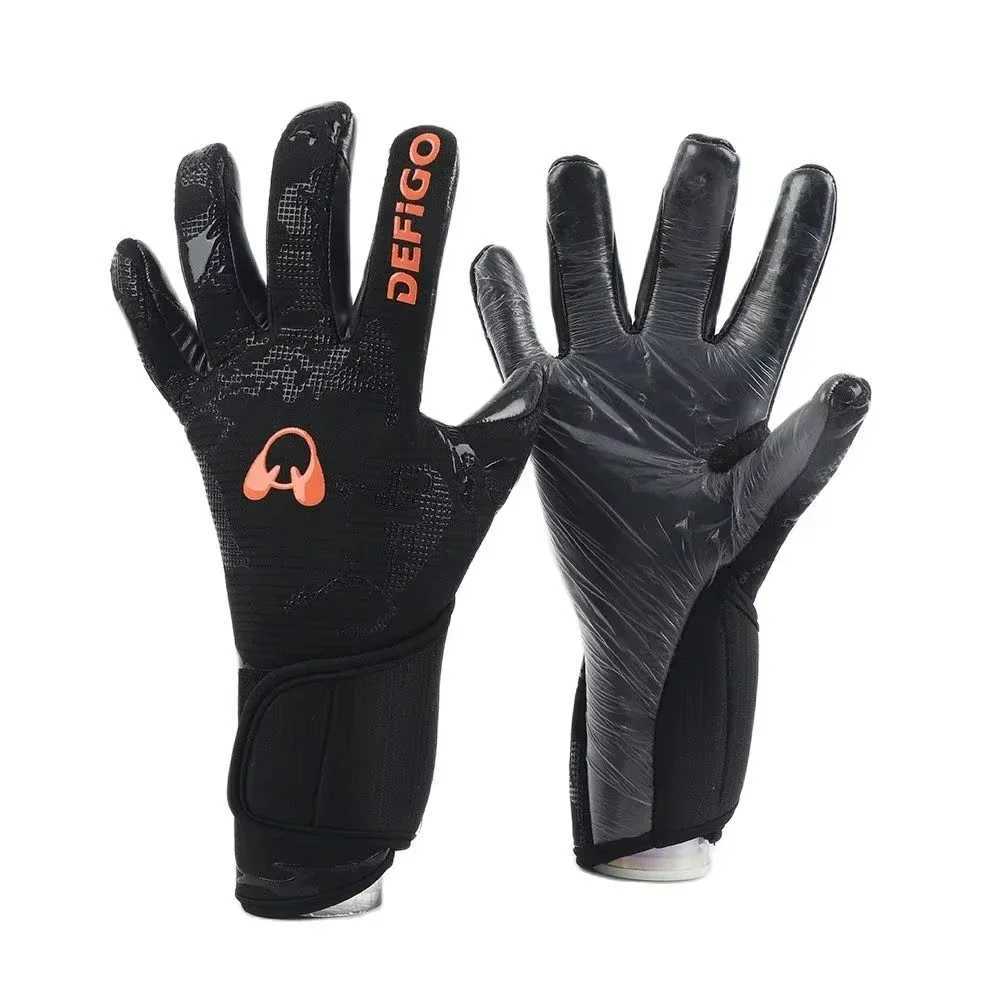Goalie Gloves Latex Soccer Goalie Goalkeeper Gloves Anti-slip Thicken Football Glove Protection Goalkeeping Gloves Soccer Equipment XJ250606