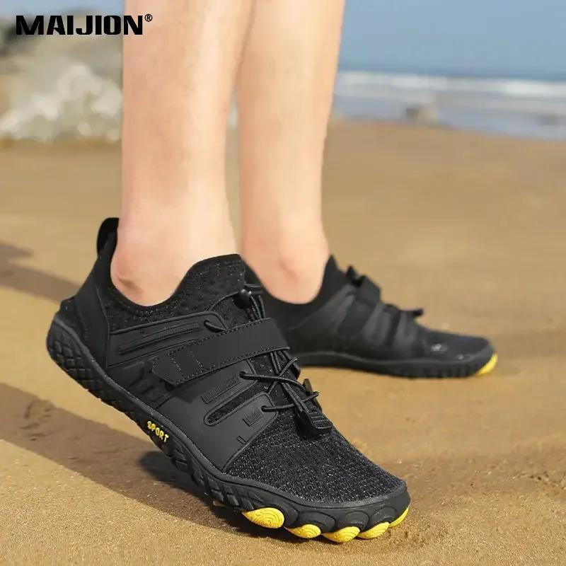 Quick-Dry Breathable Surfing Aqua Shoe Beach Seaside Trekking Wading Shoe For Men Women Antiskid Barefoot Upstream Water Shoe 250605