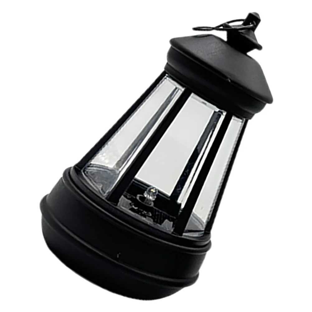 Solar Powered Lantern Lights Outdoor Garden Landscape Plastic Decoration Lamp for House Rechargeable Portable Emergency Night W250607