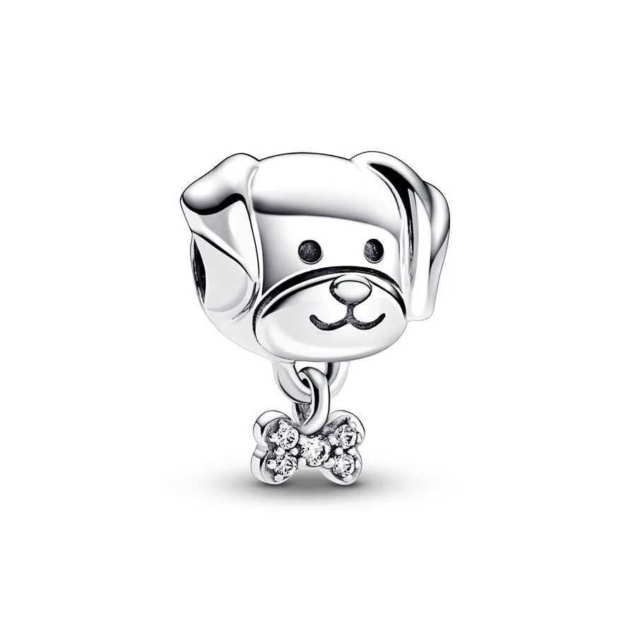Hot Sale Europeans DIY Making Jewelry Gift Poodle Pet Dog Labr Puppy Dangle Charm Bead Fit Original Silver 925 Bracelet XJ250607