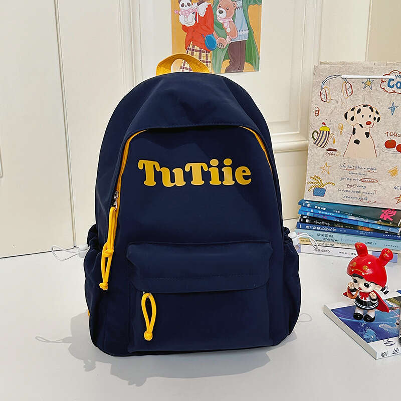 Minimalist Large Capacity Letter for Women 2025 New Model Student Commuter Lightweight Travel Backpack Double Shoulder Bag