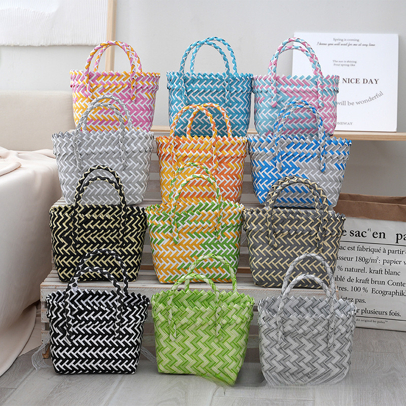 Top brand high-quality new free designer bag new children's bag tote bag beach bag woven bag diagonal woven scarf tote basket gift new free desig