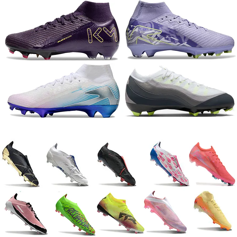 2025 Mbappes95 Mens Kids Shoes Cosmic Mercuri VAP0R 16 SuperfIy 10 X Elite United Soccer Cleats Dream Speed 009 Grand Purple Football Boots