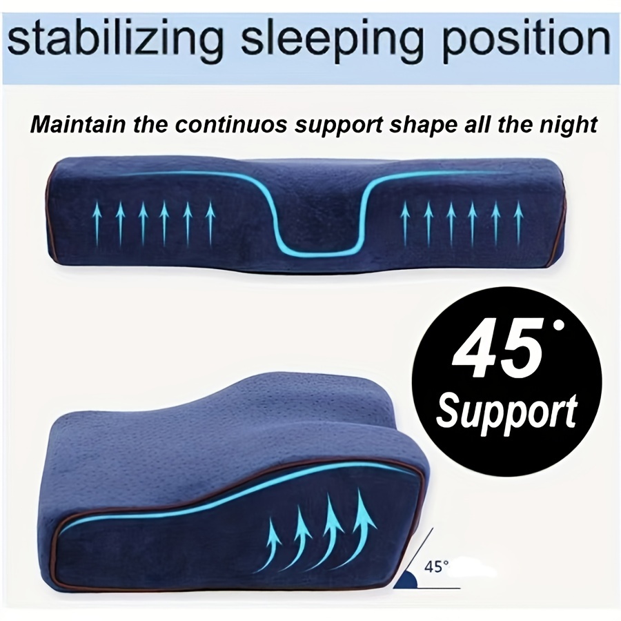 Butterfly-shaped snore-stopping pillow Anti-snoring Neck-protecting Pillow Repair Sleeping Side Pillow Core Memory Cotton Pillow