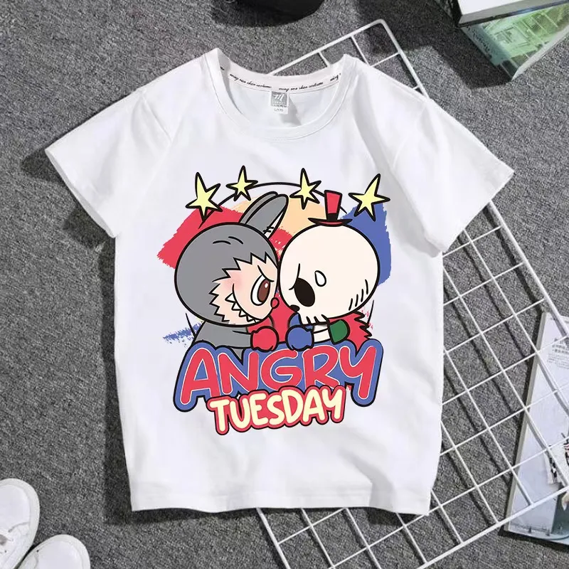 Labubu Tshirt Mens T Shirts New Labubu Tshirt Men and Women Short Sle Loose Tops Fashion Trend Comfortable Breathable Pure Cotton Printed Clothing Asi