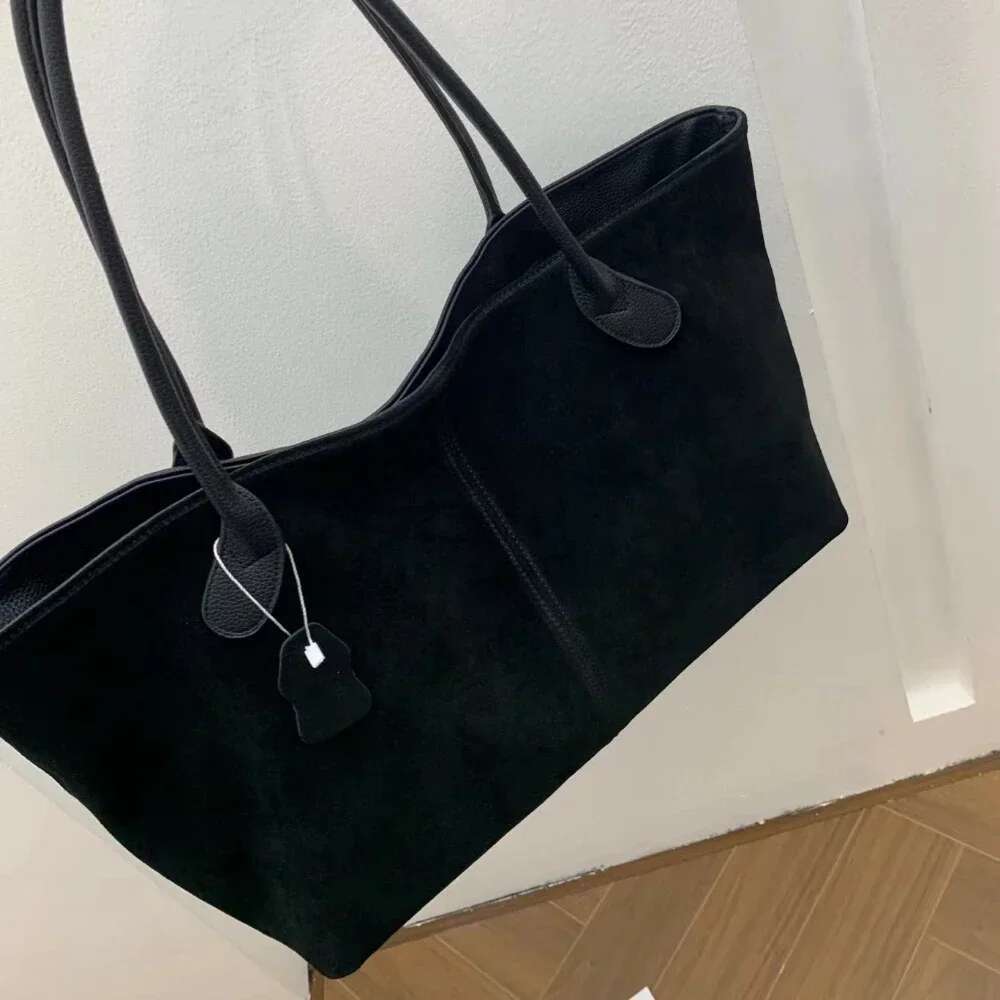 Motingsome Oversized Suede Patchwork Style 42Cm Roomy Women Matte Cowhide Bag 2024 New Large Capacity Shopper Retro Tote