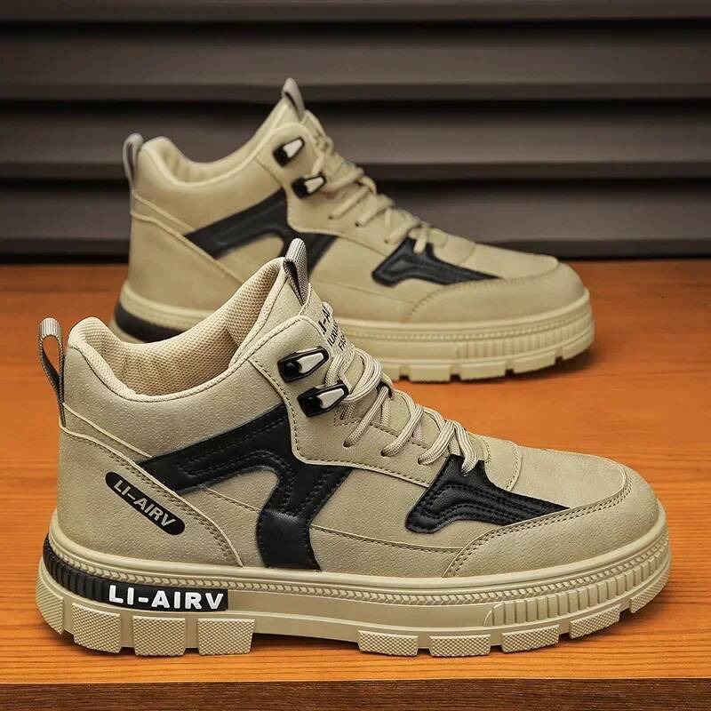 Ddmyoutdoor Waterproof Work Loafers Shoes Men Sneakers Lace Up Oxford Autumn Outdoor Sports Casual Breathable Safety Outdoor Shoes