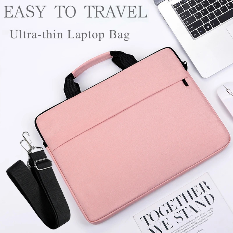 Laptop Bag Women 13.3 14.1 15.6 17 Inch Office Notebook Sleeve Case Travel Computer Handbag Elegant Fashion 250605