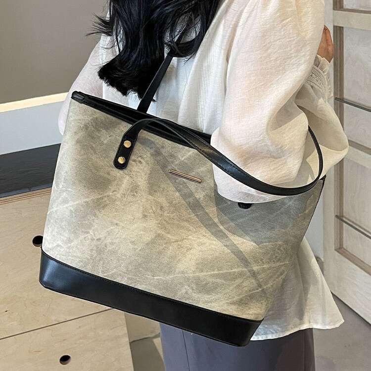 High-End for Women 2024 New Fashion Tote Large Capacity Commuter Versatile Handbag Shoulder Bag