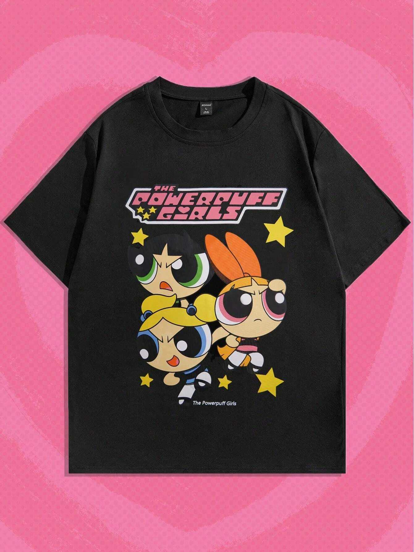 Cartoon Women Anime Men Cotton T-shirt Luxury Brand Fashion Big Size Top Casual Short Sleeve Streetwear Classic Print T S-4XL X250607