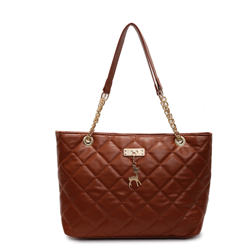 Top brand high-quality new free designer bag 2025 new Korean style quilted shoulder bag handbag embroidery chain bag simple new free designer bag