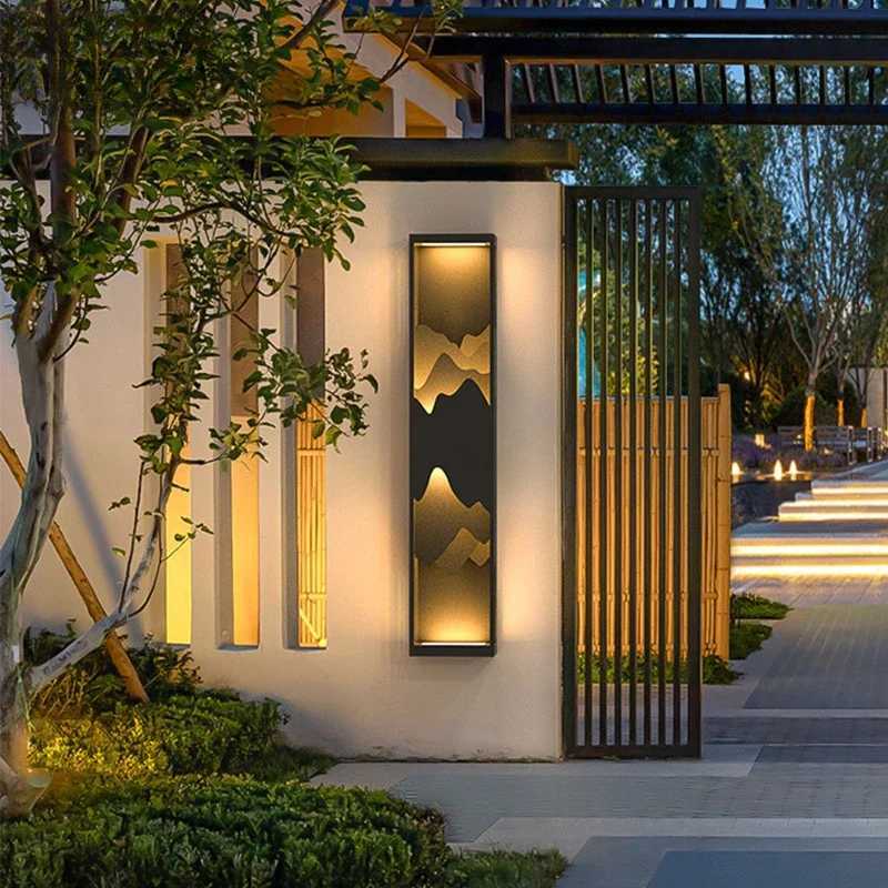 Creative Solar LED Outdoor Light Waterproof Garden Decoration Lamps For Balcony Courtyard Street Wall Lighting Outdoor Luminaire W250607