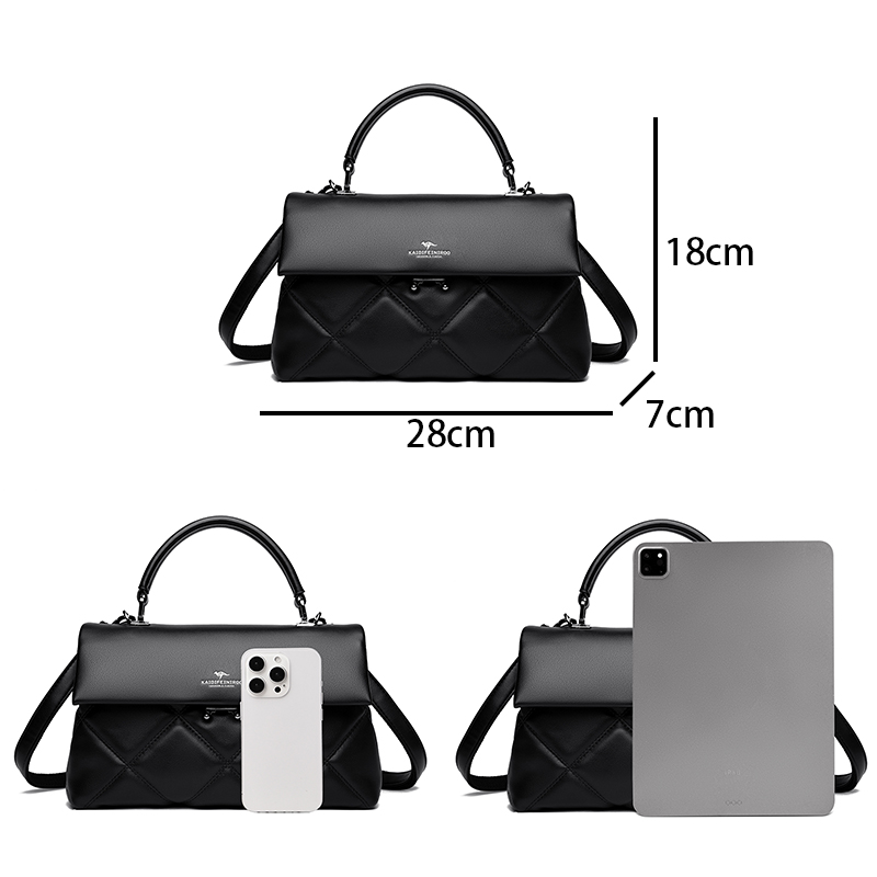 Retro Fashion Women's Small Square Bag High Quality Soft Leather Women Handbag Wallet Solid Color Simple Female Crossbody Bags