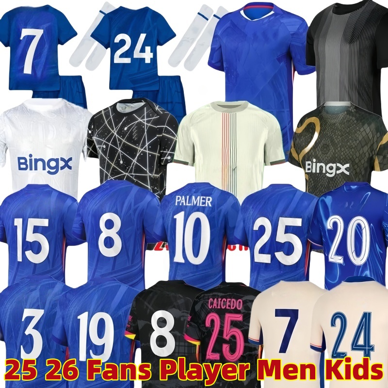 25 26 CFC chelseaa chelseaz Soccer Jerseys HAZARD Enzo Mudryk JAMES STERLING Nkunku Jackson HAVERTZ KANTE chelseaz Football Shirts WILLIAN PULISIC Uniforms 3XL 4XL
