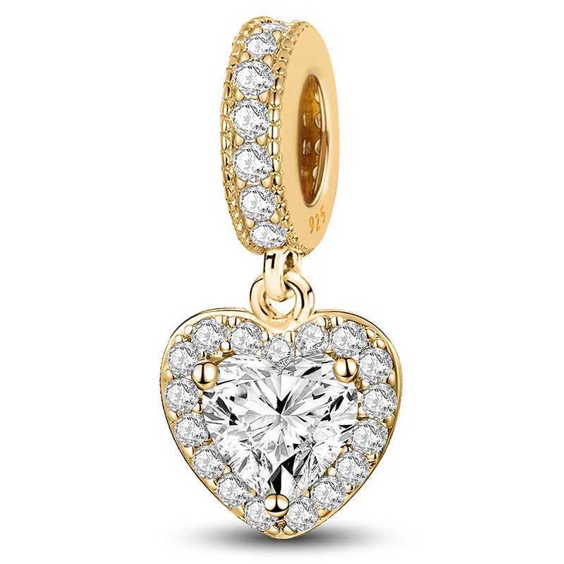 Real 925 Silver Red Heart Flower Turtle Charms Beads Fit Original Pan Bracelets DIY Fine Jewelry XJ250607