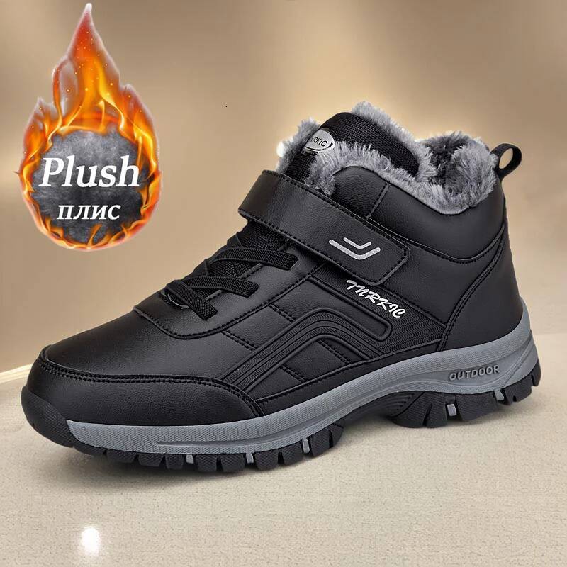 Ddmyoutdoor Ddmyoutdoor Men S Snow Women Slip On Winter Waterproof Comfortable Ankle Boots Sneakers Plush Hiking Walking Couple Shoes Outdoor Outdoor 