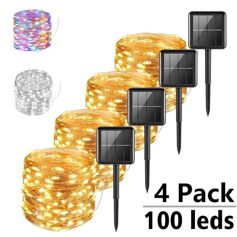 7M/12M Solar LED Fairy Light Outdoor Festoon LED Waterproof Garland String Lights Christmas Party Garden Solar Lamp Decoration W250607