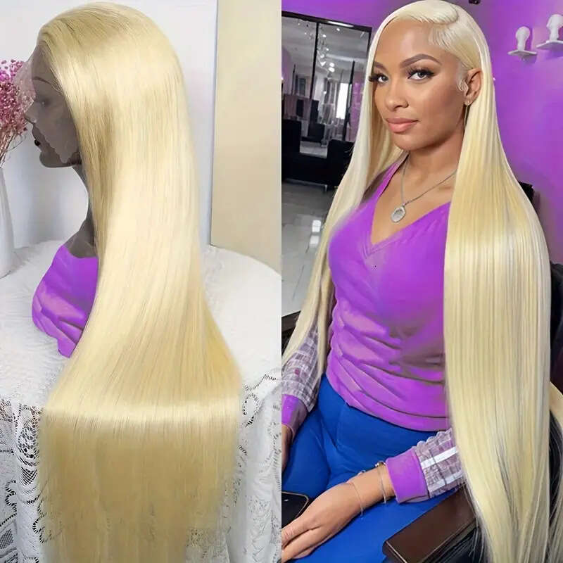 613# Blonde Human Hair Wigs Straight Bulk Discount