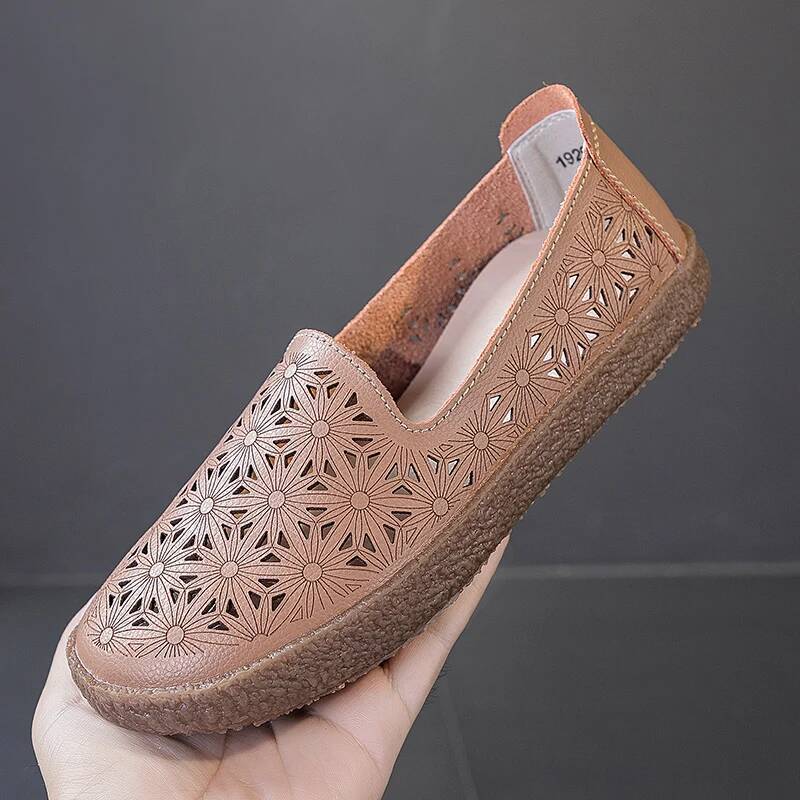 Ddmyoutdoor Ddmyoutdoor Fashion Women S Single Strap Set Comfortable Soft Soled Outdoor Hiking Daily Hollow Breathable Casual Flat Shoes Large Size Ou