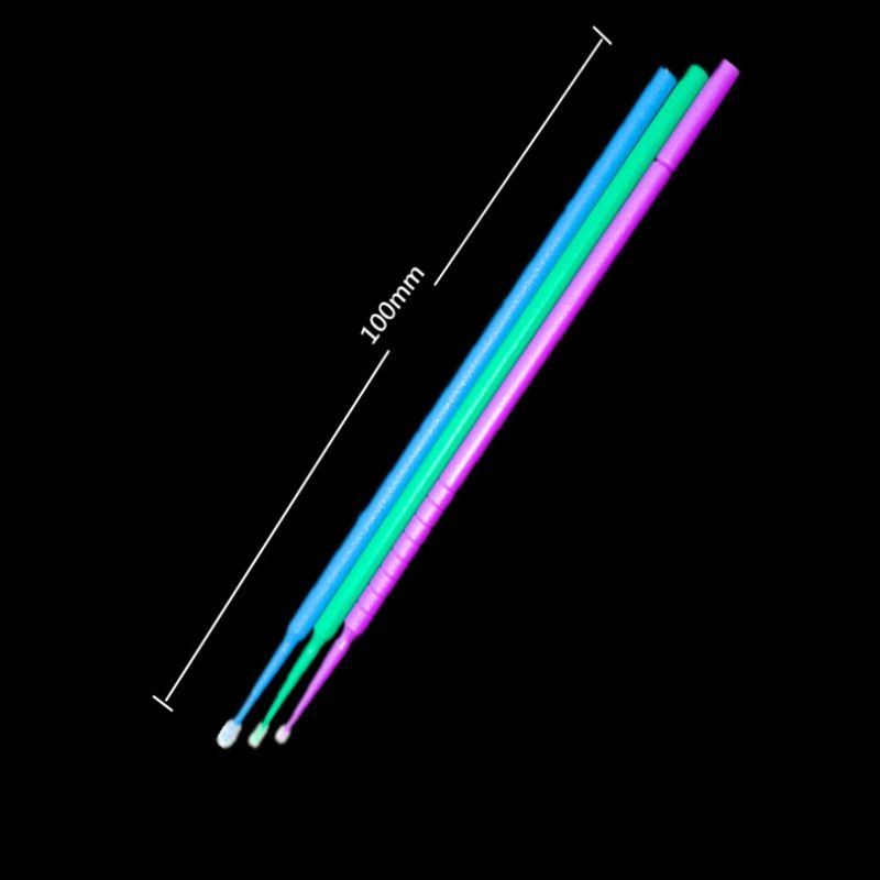 Durable Micro Disposable Eyelash brushes Extension Private Label Individual Applicators Mascara Brush For Women